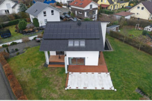 Hünstetten Haus mit einer Photovoltaik anlage