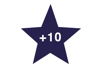Symbol Stern +10 Erfahrung